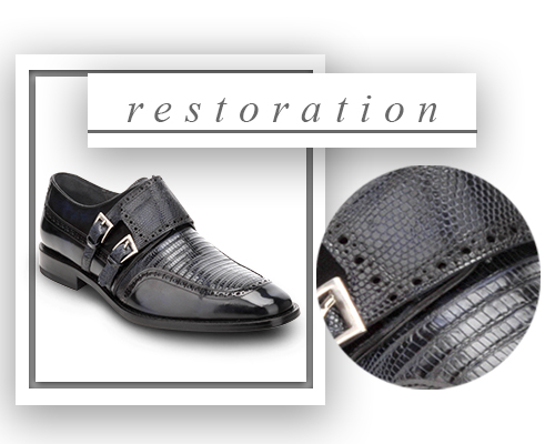 How to take care of the lizard leather_restore