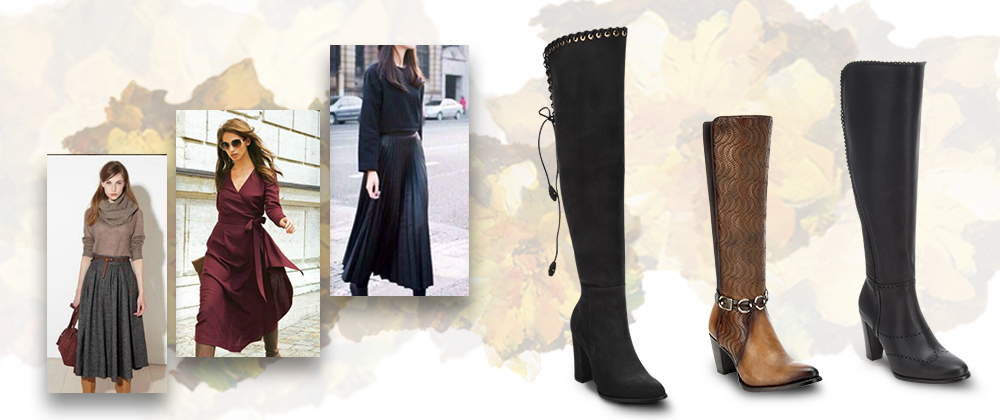 How to wear dresses with boots
