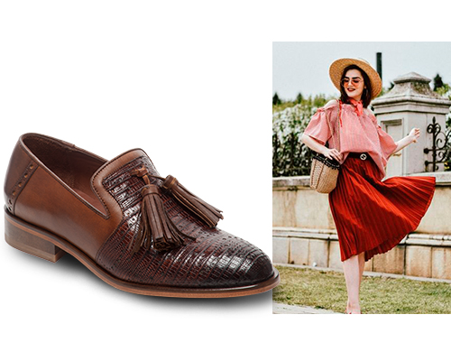 Three very feminine ways to wear loafers_2