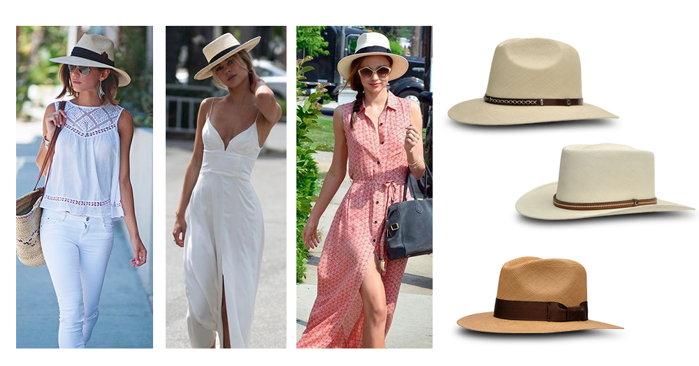 How to wear a straw hat